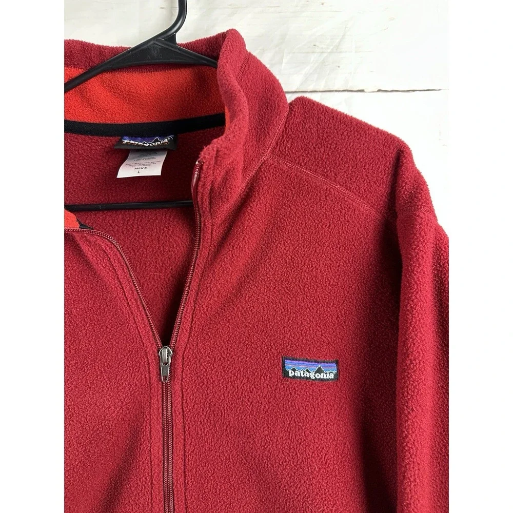 Vintage Patagonia Classic Synchilla Fleece Pullover Half-Zip Men Sz Large (flaw)